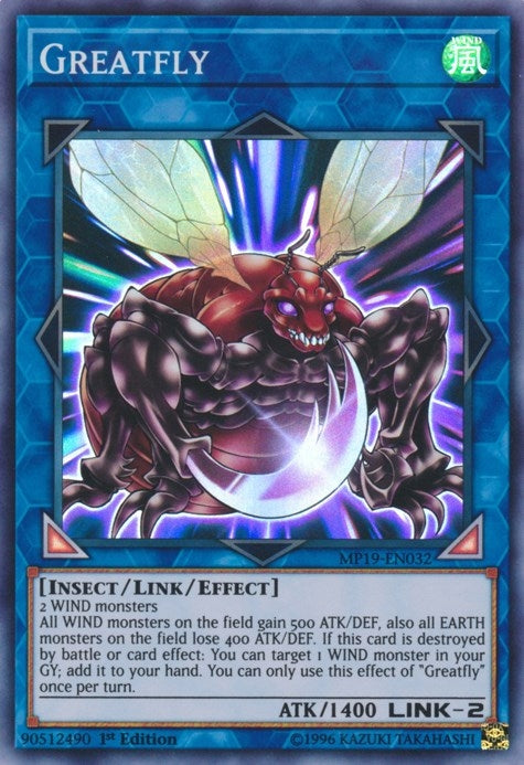Image for Greatfly (2019 Gold Sarcophagus Tin Mega Pack) (MP19-EN032) - YuGiOh