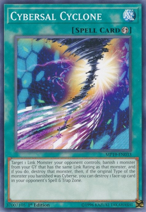 Image for Cybersal Cyclone (2019 Gold Sarcophagus Tin Mega Pack) (MP19-EN033) - YuGiOh