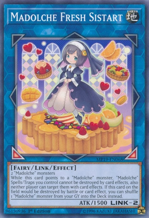 Image for Madolche Fresh Sistart (2019 Gold Sarcophagus Tin Mega Pack) (MP19-EN068) - YuGiOh
