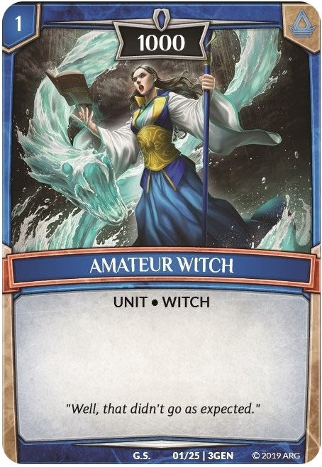 Image for Amateur Witch (Expansion Pack 1: Generations) (1/25 | 3GEN) - Argent Saga TCG