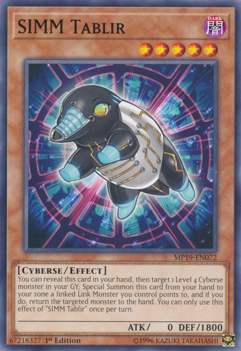 Image for SIMM Tablir (2019 Gold Sarcophagus Tin Mega Pack) (MP19-EN072) - YuGiOh