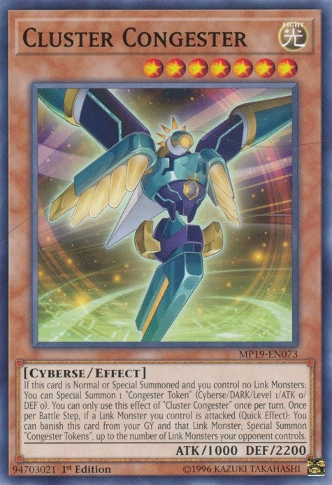 Image for Cluster Congester (2019 Gold Sarcophagus Tin Mega Pack) (MP19-EN073) - YuGiOh