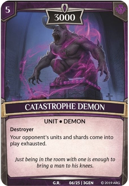 Image for Catastrophe Demon (Expansion Pack 1: Generations) (6/25 | 3GEN) - Argent Saga TCG