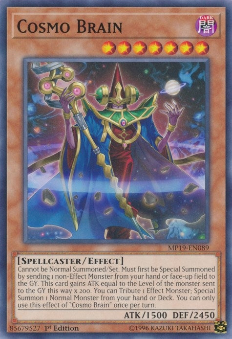 Image for Cosmo Brain (2019 Gold Sarcophagus Tin Mega Pack) (MP19-EN089) - YuGiOh