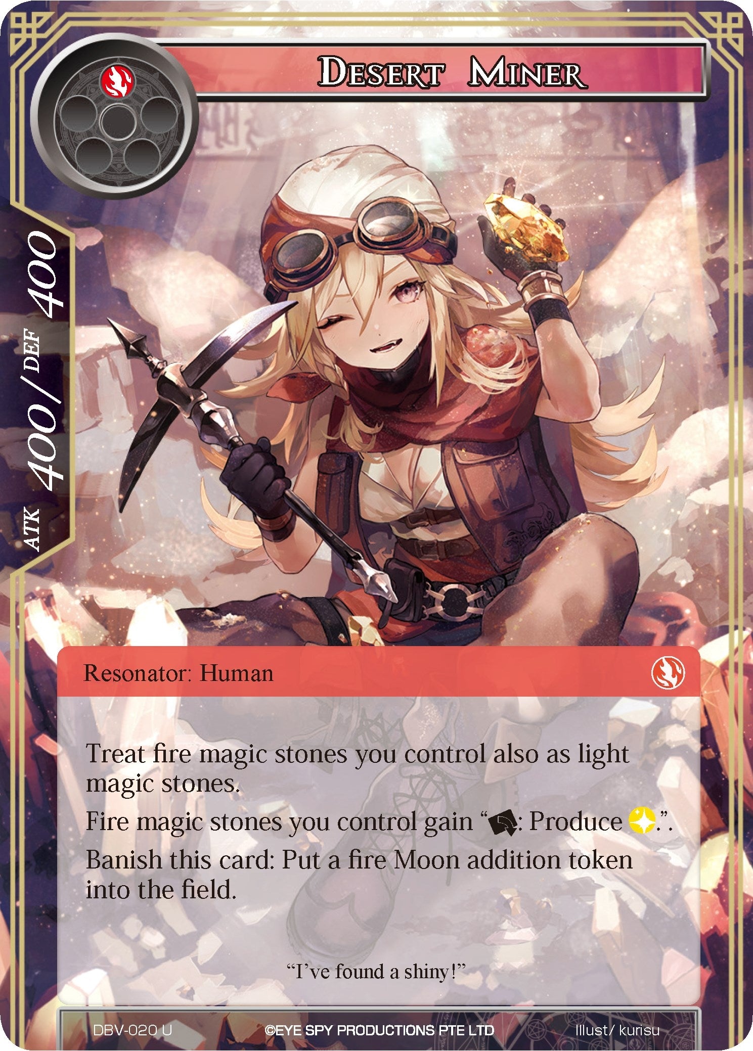 Image for Desert Miner (The Decisive Battle of Valhalla) (DBV-020) - Force of Will
