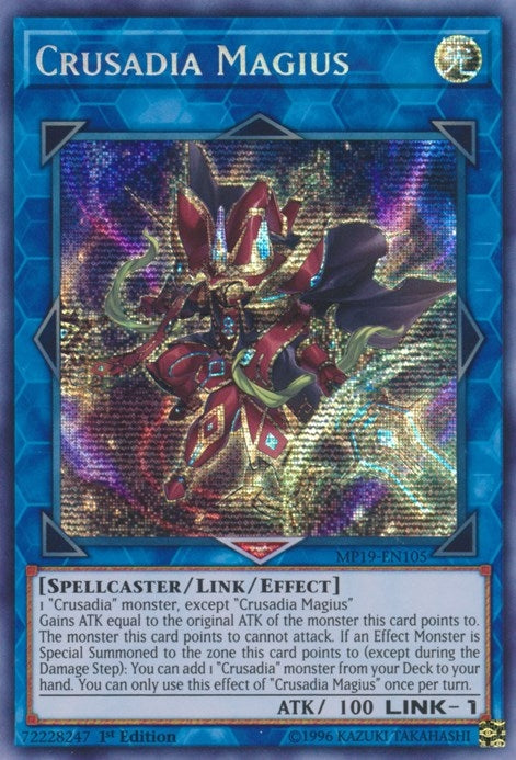 Image for Crusadia Magius (2019 Gold Sarcophagus Tin Mega Pack) (MP19-EN105) - YuGiOh