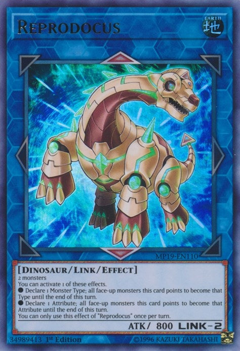 Image for Reprodocus (2019 Gold Sarcophagus Tin Mega Pack) (MP19-EN110) - YuGiOh