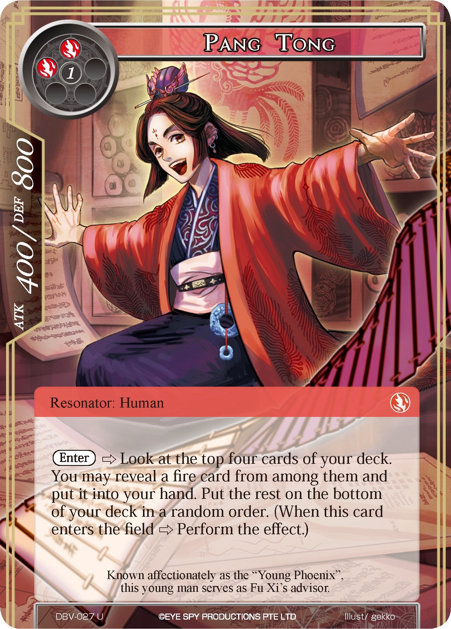 Image for Pang Tong (The Decisive Battle of Valhalla) (DBV-027) - Force of Will