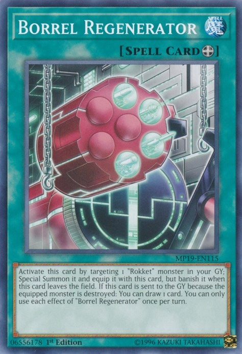 Image for Borrel Regenerator (2019 Gold Sarcophagus Tin Mega Pack) (MP19-EN115) - YuGiOh
