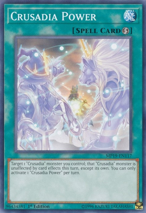 Image for Crusadia Power (2019 Gold Sarcophagus Tin Mega Pack) (MP19-EN117) - YuGiOh