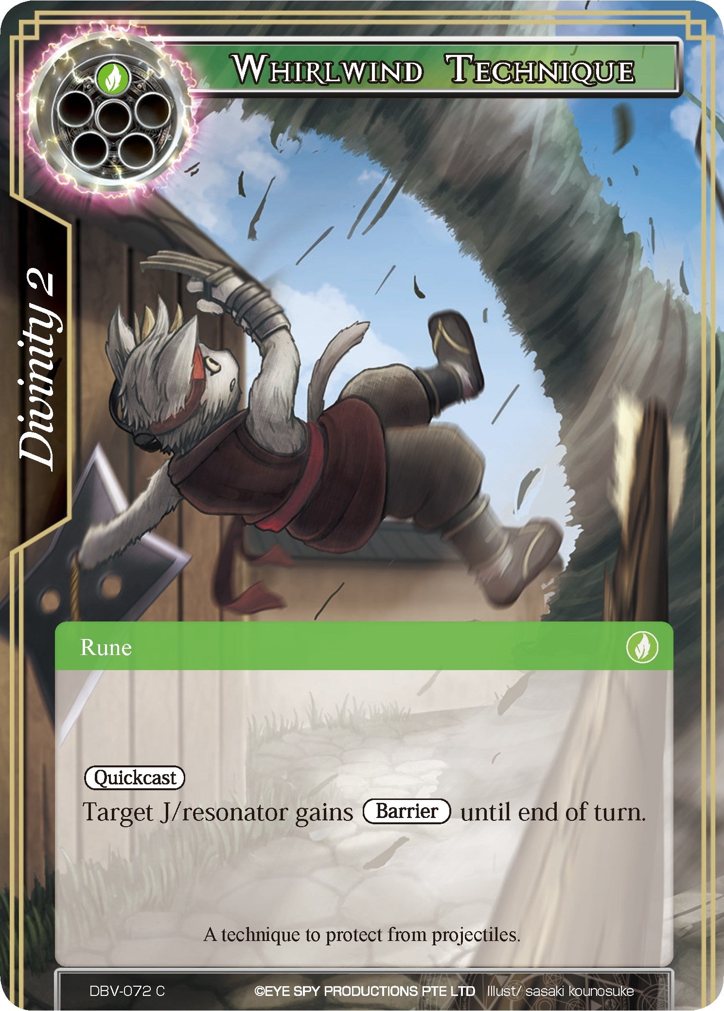 Image for Whirlwind Technique (The Decisive Battle of Valhalla) (DBV-072) - Force of Will