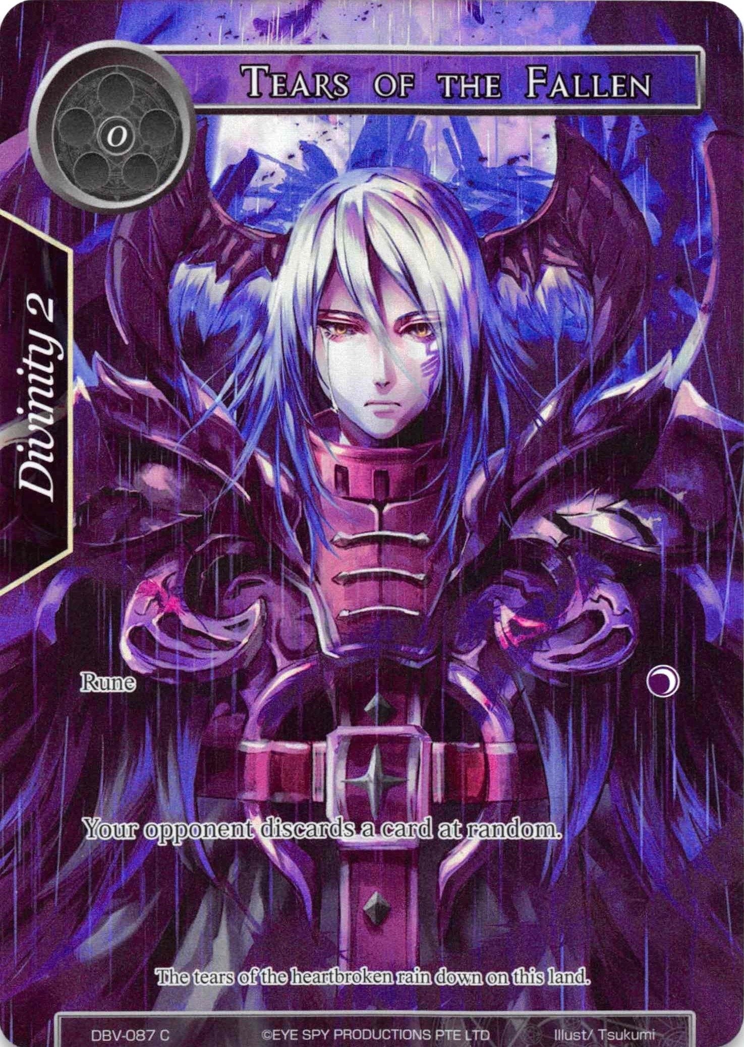 Image for Tears of the Fallen (Full Art) (The Decisive Battle of Valhalla) (DBV-087) - Force of Will