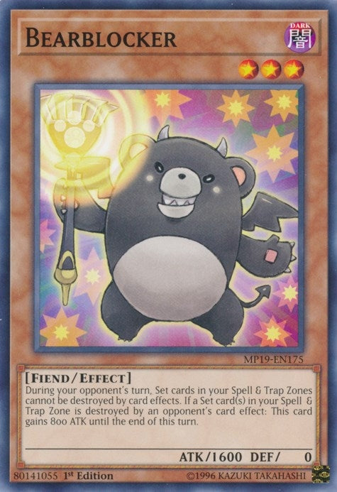 Image for Bearblocker (2019 Gold Sarcophagus Tin Mega Pack) (MP19-EN175) - YuGiOh