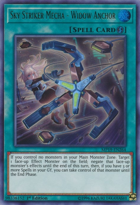 Image for Sky Striker Mecha - Widow Anchor (2019 Gold Sarcophagus Tin Mega Pack) (MP19-EN264) - YuGiOh