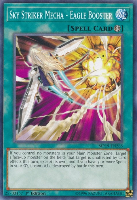 Image for Sky Striker Mecha - Eagle Booster (2019 Gold Sarcophagus Tin Mega Pack) (MP19-EN265) - YuGiOh