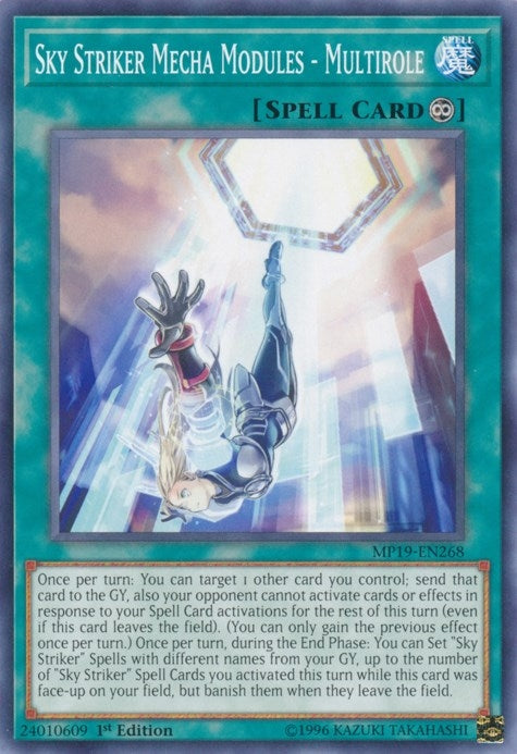 Image for Sky Striker Mecha Modules - Multirole (2019 Gold Sarcophagus Tin Mega Pack) (MP19-EN268) - YuGiOh