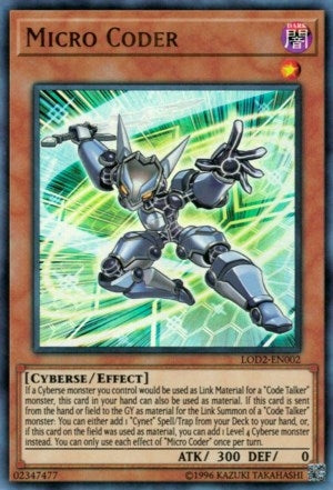Image for Micro Coder (Yu-Gi-Oh! Video Game Promotional Cards) (LOD2-EN002) - YuGiOh