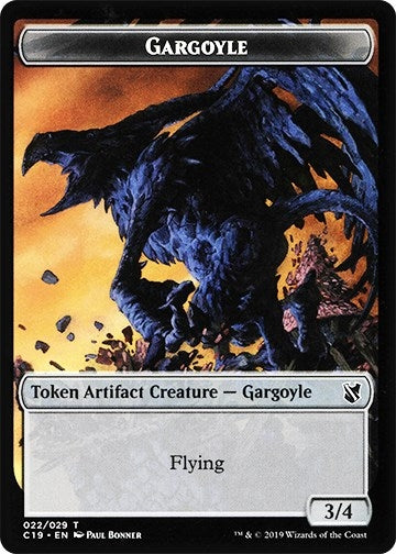 Image for Gargoyle // Egg Double-Sided Token (Commander 2019) (22 // 16) - Magic: The Gathering