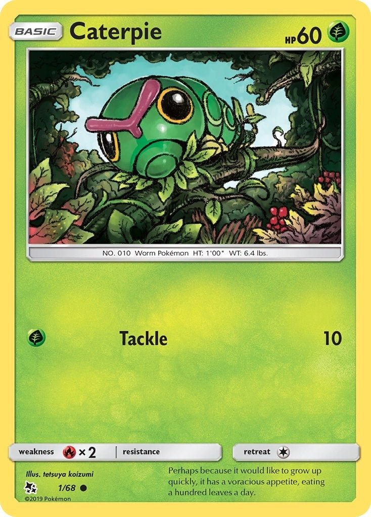Image for Caterpie (Hidden Fates) (1/68) - Pokemon