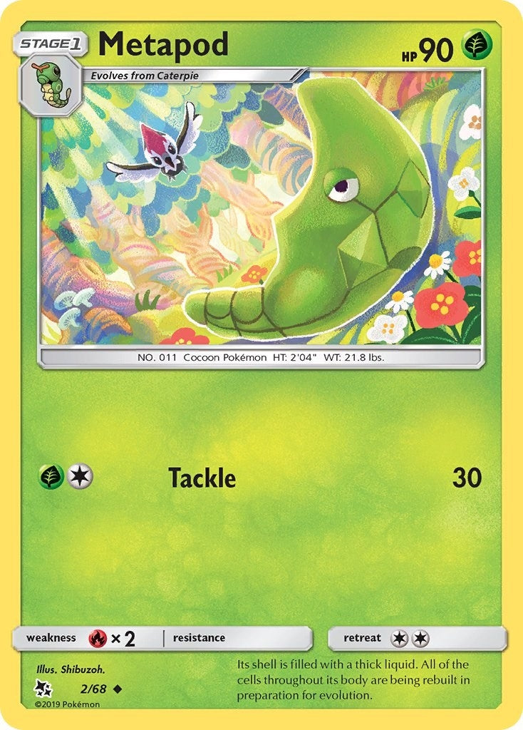 Image for Metapod (Hidden Fates) (2/68) - Pokemon