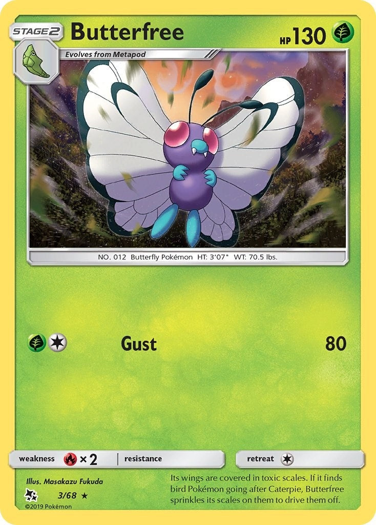 Image for Butterfree (Hidden Fates) (3/68) - Pokemon