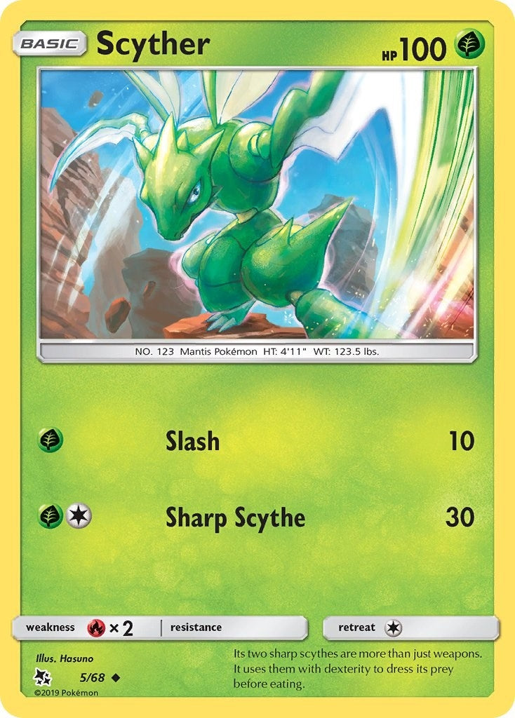 Image for Scyther (Hidden Fates) (5/68) - Pokemon