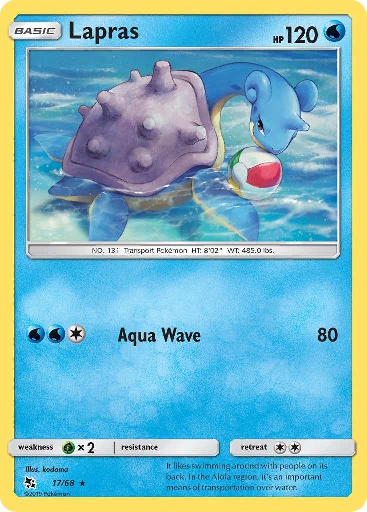 Image for Lapras (Hidden Fates) (17/68) - Pokemon