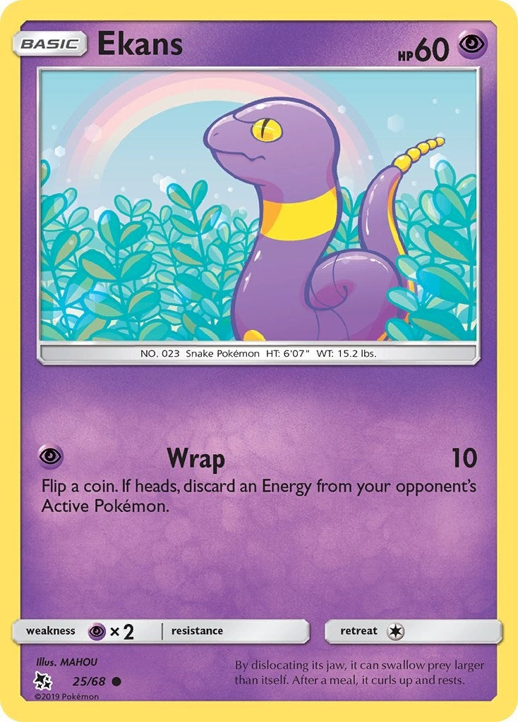 Image for Ekans (25) (Hidden Fates) (25/68) - Pokemon