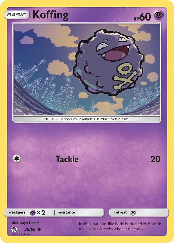 Image for Koffing (Hidden Fates) (28/68) - Pokemon