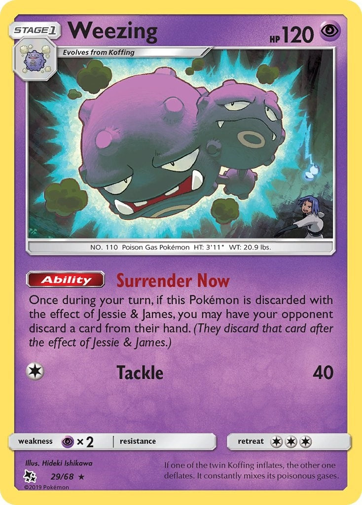 Image for Weezing (Hidden Fates) (29/68) - Pokemon