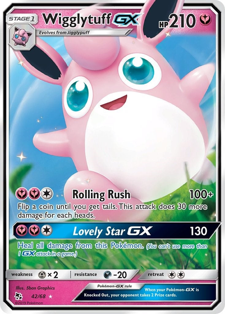 Image for Wigglytuff GX (Hidden Fates) (42/68) - Pokemon