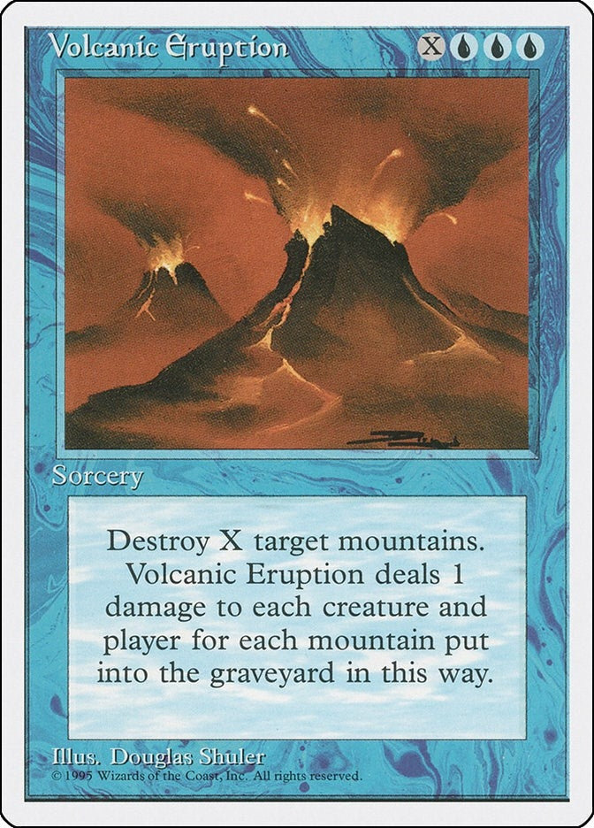Image for Volcanic Eruption (Fourth Edition) - Magic: The Gathering