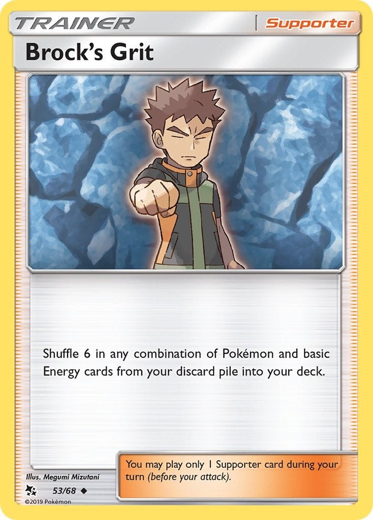 Image for Brock's Grit (Hidden Fates) (53/68) - Pokemon