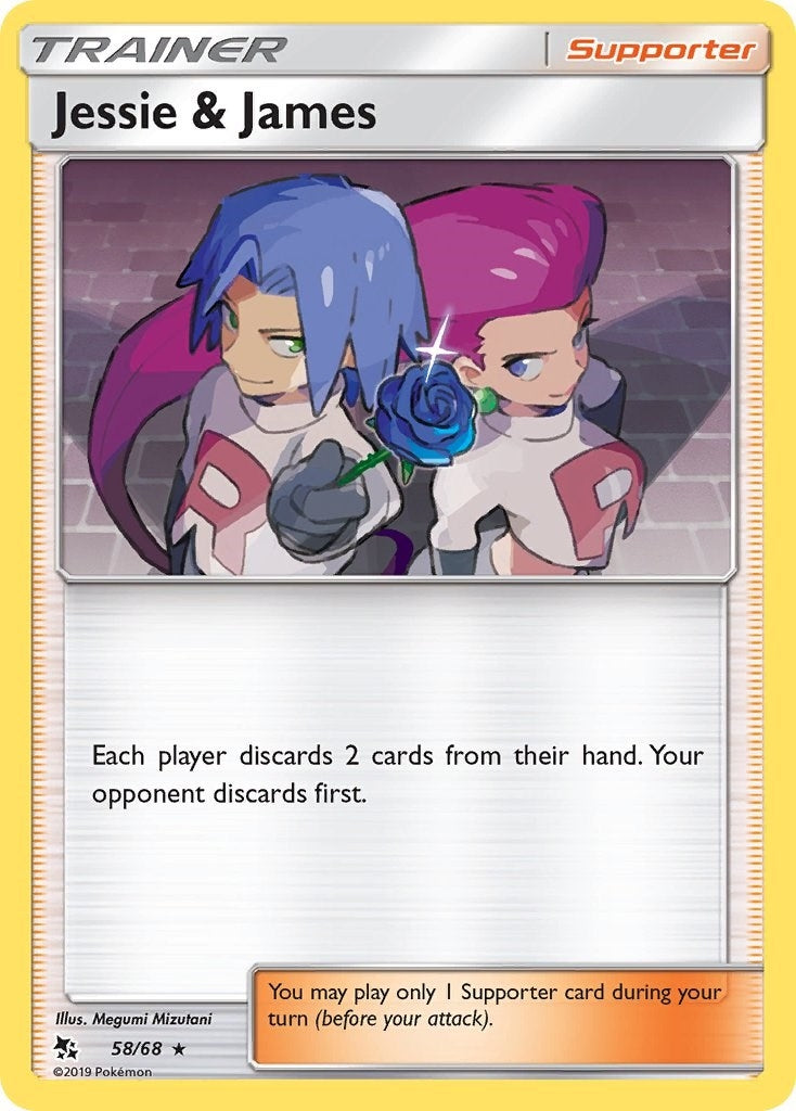 Image for Jessie & James (Hidden Fates) (58/68) - Pokemon