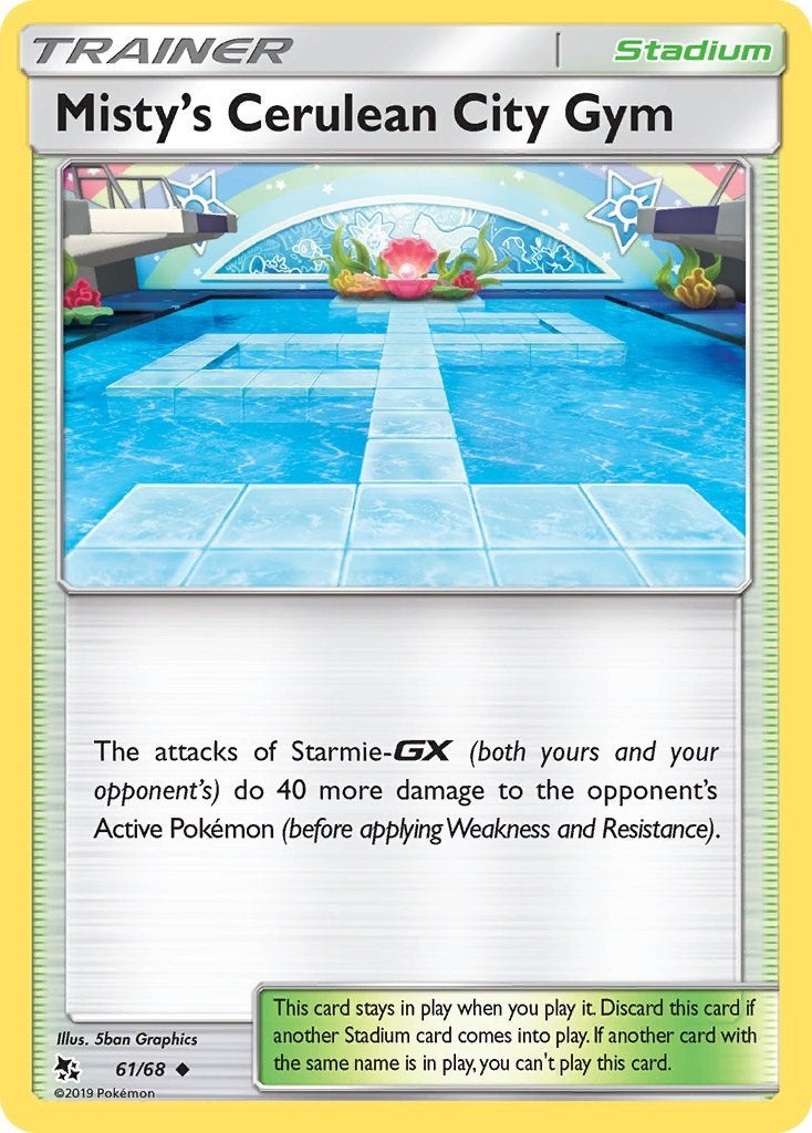 Image for Misty's Cerulean City Gym (Hidden Fates) (61/68) - Pokemon