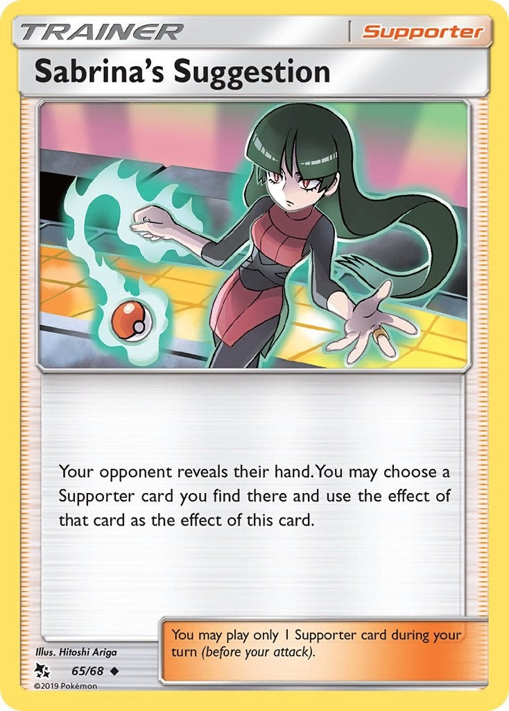Image for Sabrina's Suggestion (Hidden Fates) (65/68) - Pokemon