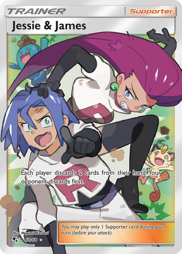 Image for Jessie & James (Full Art) (Hidden Fates) (68/68) - Pokemon