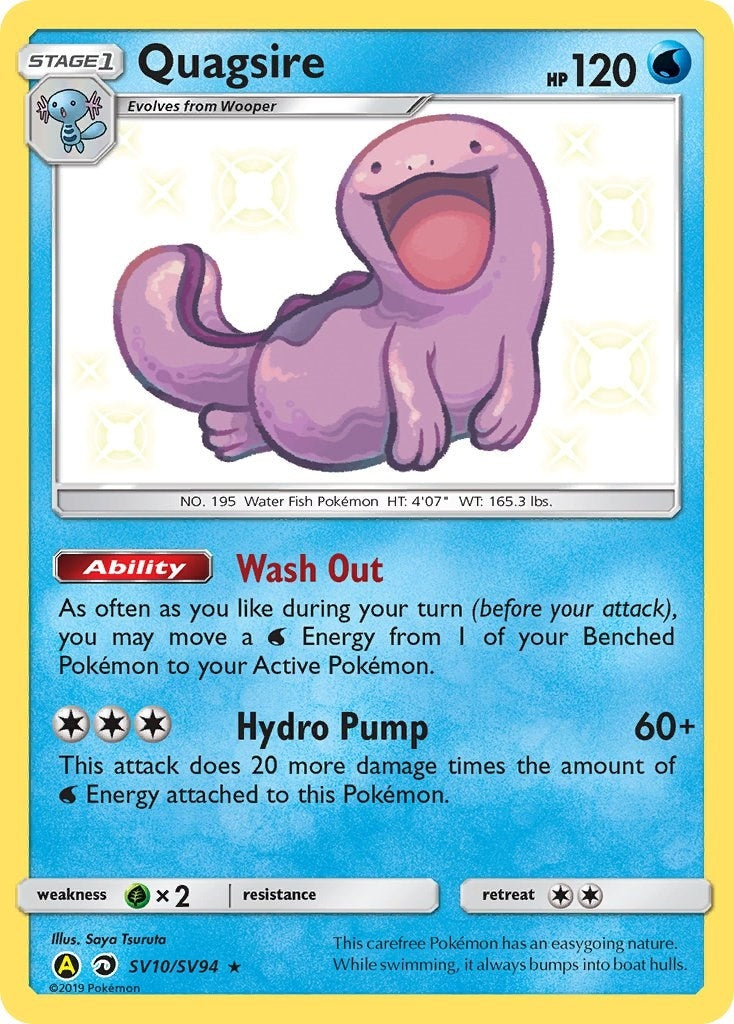 Image for Quagsire (Hidden Fates: Shiny Vault) (SV10/SV94) - Pokemon