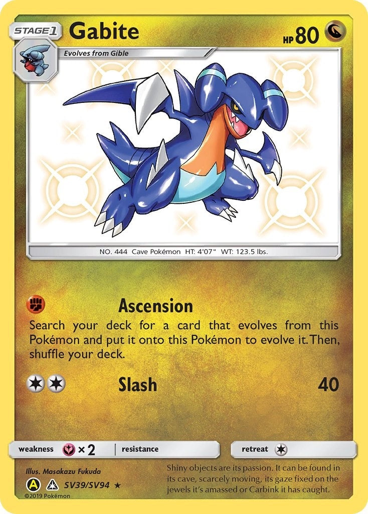 Image for Gabite (Hidden Fates: Shiny Vault) (SV39/SV94) - Pokemon