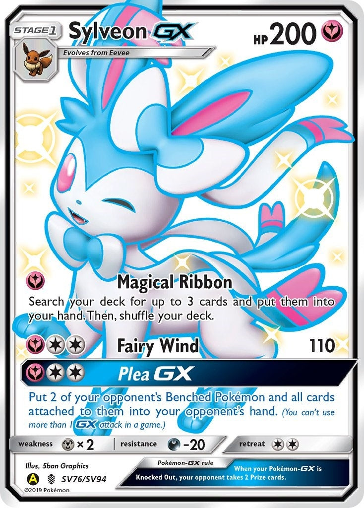 Image for Sylveon GX (Hidden Fates: Shiny Vault) (SV76/SV94) - Pokemon