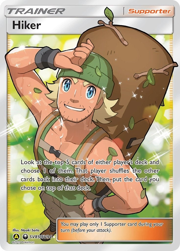 Image for Hiker (Hidden Fates: Shiny Vault) (SV85/SV94) - Pokemon
