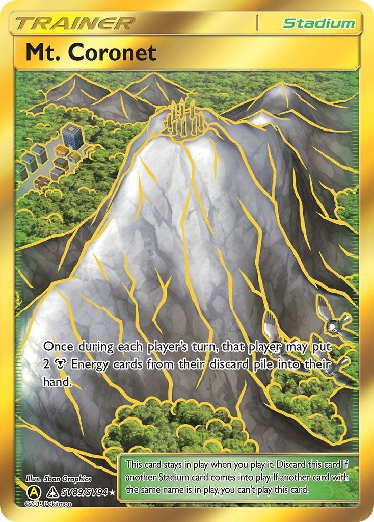 Image for Mt. Coronet (Hidden Fates: Shiny Vault) (SV89/SV94) - Pokemon