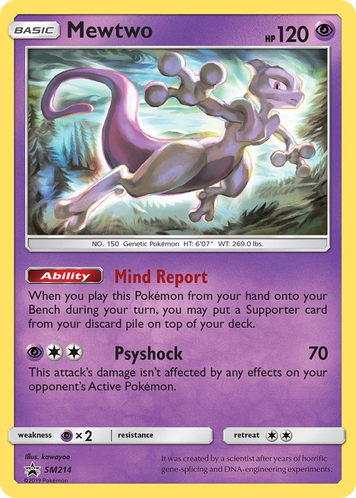 Image for Mewtwo - SM214 (SM Promos) (SM214) - Pokemon
