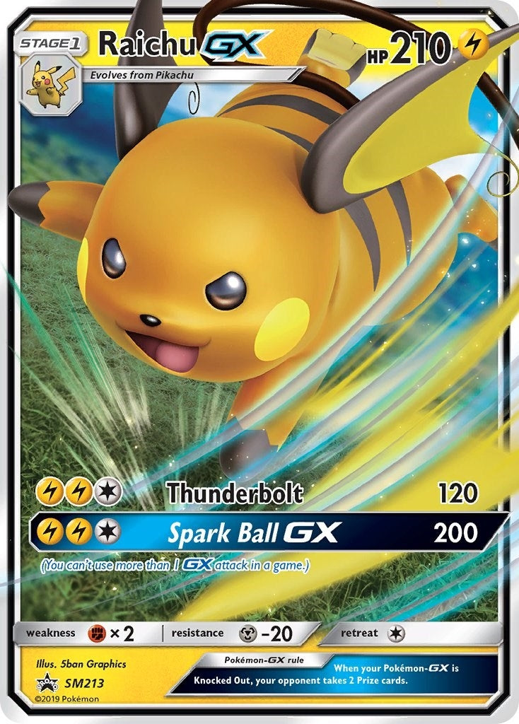 Image for Raichu GX - SM213 (SM Promos) (SM213) - Pokemon