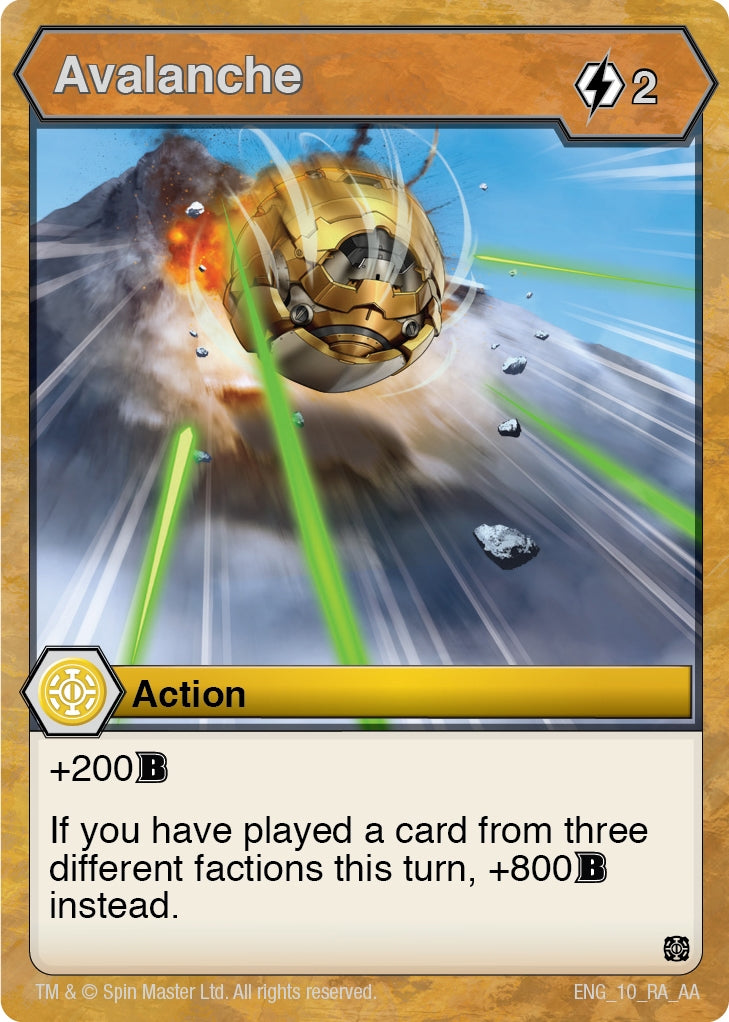 Image for Avalanche (Age of Aurelus) (10) - Bakugan TCG