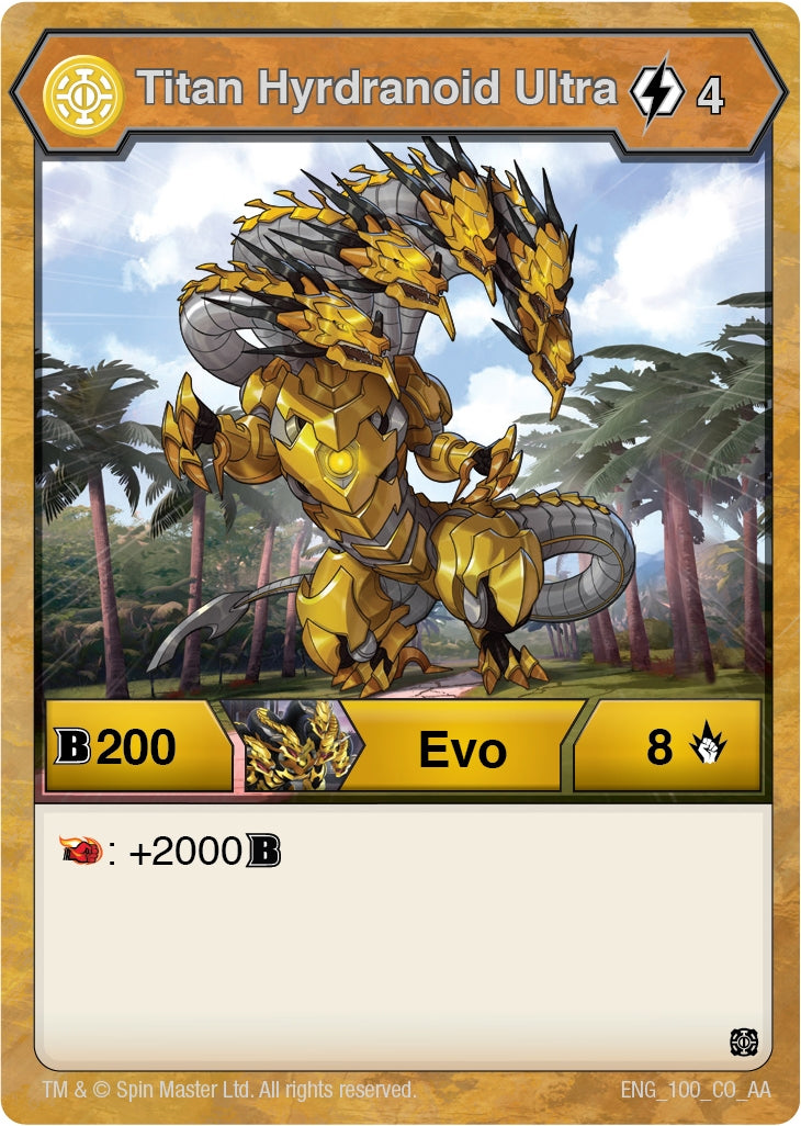Image for Titan Hydranoid Ultra (Age of Aurelus) (100) - Bakugan TCG