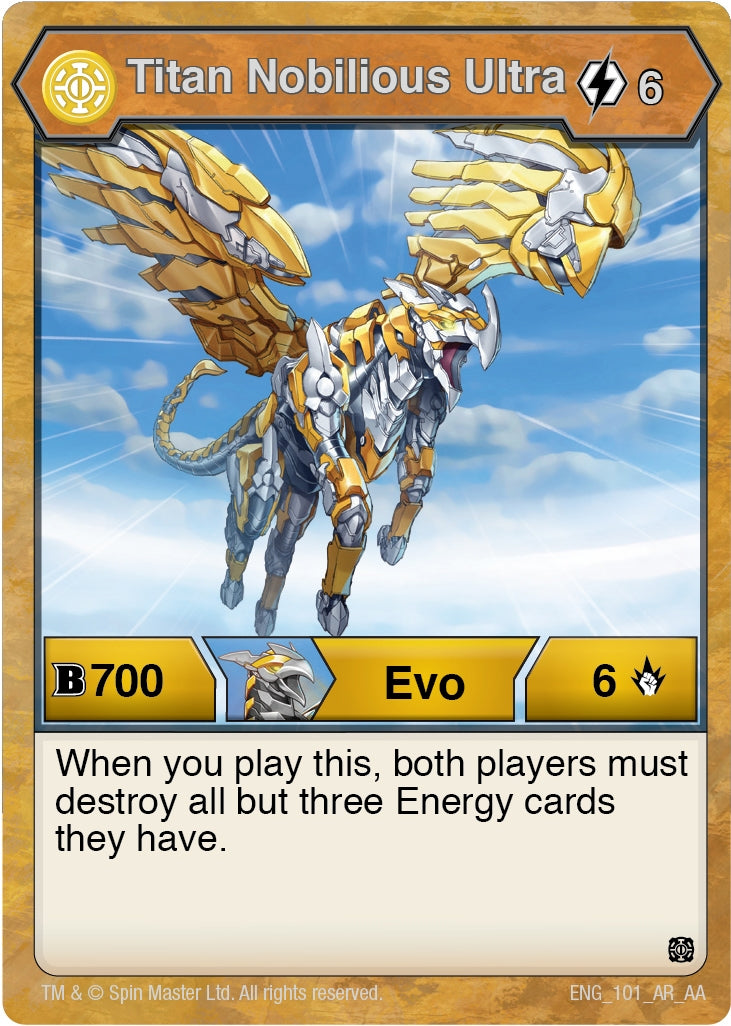 Image for Titan Nobilious Ultra (Age of Aurelus) (101) - Bakugan TCG