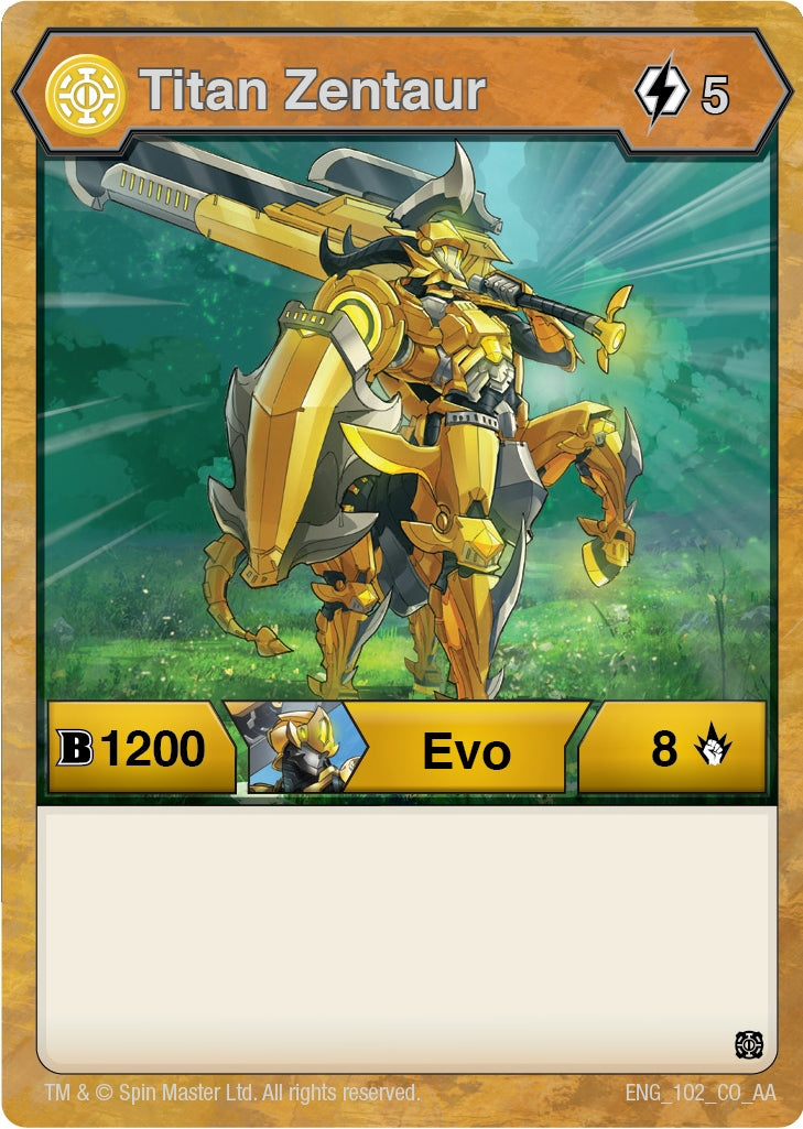 Image for Titan Zentaur (Age of Aurelus) (102) - Bakugan TCG