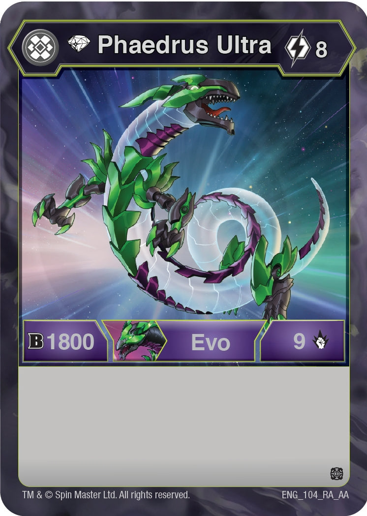Image for Diamond Phaedrus Ultra (Age of Aurelus) (104) - Bakugan TCG