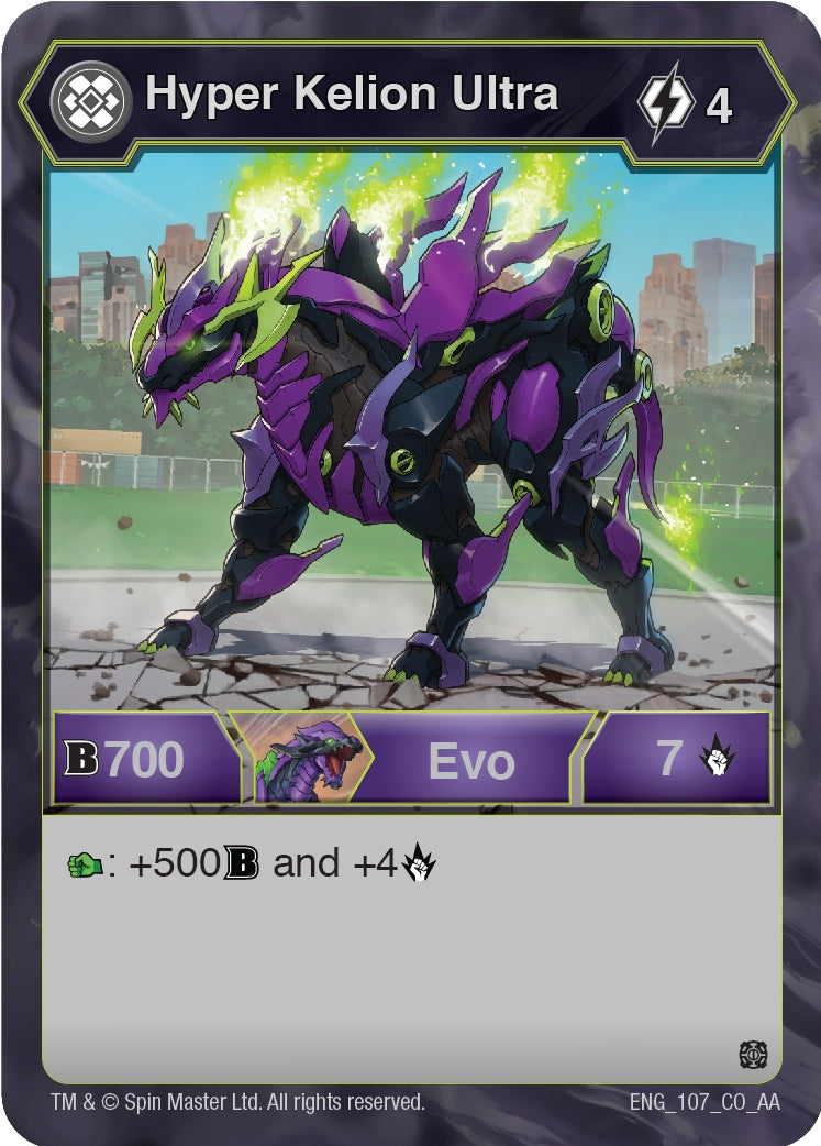 Image for Hyper Kelion Ultra (Age of Aurelus) (107) - Bakugan TCG